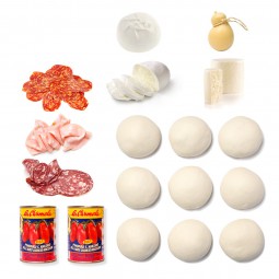 Zestaw degustacyjny: ciasto + ser + pomidory + wędliny