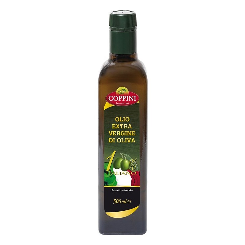 Oliwa z oliwek EXTRA VERGINE COPPINI, 100% włoska w butelce 500ml
