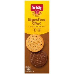 Ciastka czekoladowe Digestive Choc Schär 150g