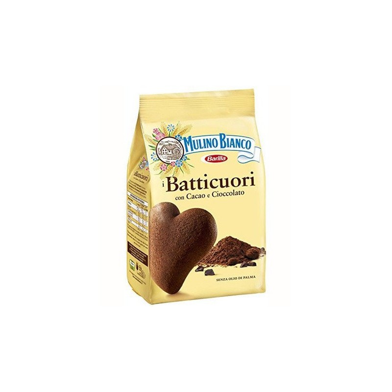 Kruche kakaowe ciasteczka Mulino Bianco Batticuori 350 G