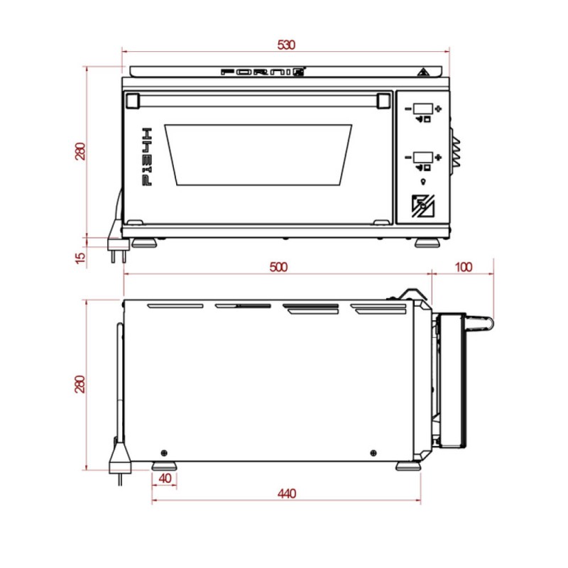Piec do pizzy Effeuno P134H 509 EASY PIZZA PRO
