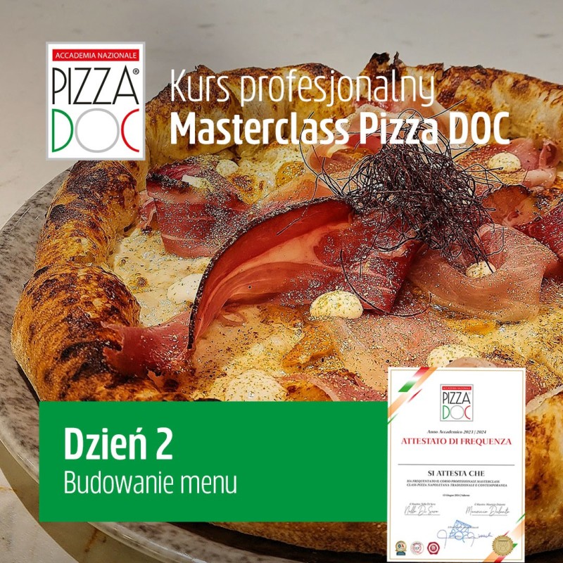 25.09.25 - Kurs profesjonalny Pizza DOC - Dzień 3 - Budowanie menu
